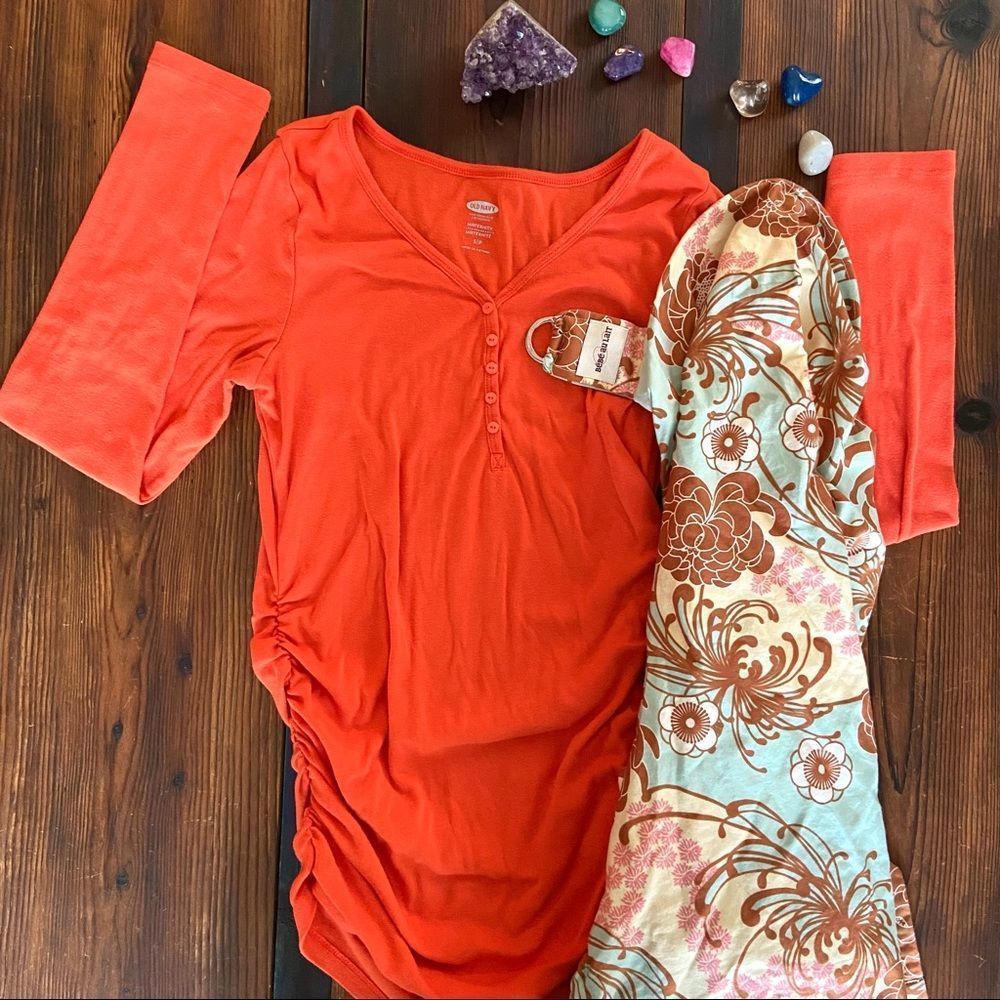 Bebe Au Lait Nursing Cover + Maternity Shirt Bundle